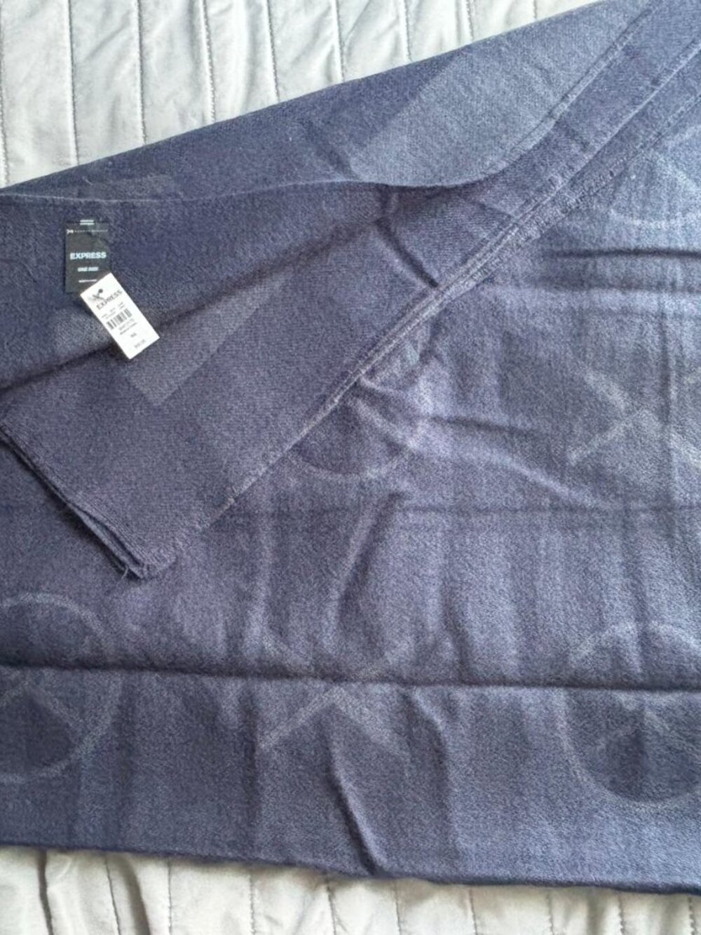 NWT Express Logo Blanket with X and O